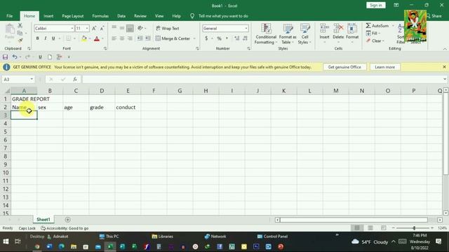Excel Tutorial for Beginners|ማይክሮ ሶፍት ኤክሴል በአማርኛ ለጀማሪዎች|Microsoft Excel TutorialAdnakot Tube смотреть онлайн