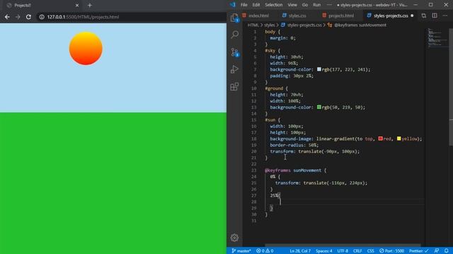 6. Transform and animate elements in CSS ( @keyframes ) | Web Development | A Full-stack Series смотреть онлайн