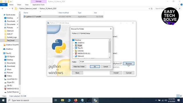 Install Python 3.7.7on Windows 10 смотреть онлайн