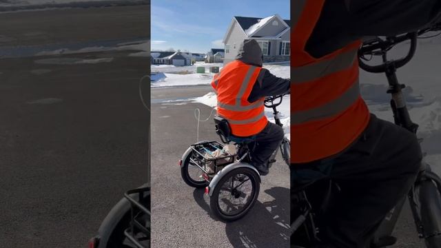 Below freezing on the Lectric XP Trike—Great 7 mile ride! смотреть онлайн