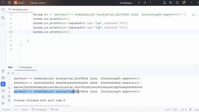 56 - Java replaceAll() regex karekterleri (2023) смотреть онлайн