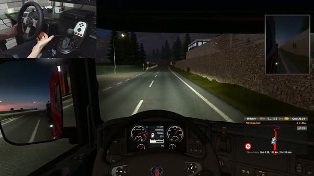 Euro Truck Simulator 2 - MUITAS ULTRAPASSAGENS! +G27 смотреть онлайн