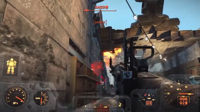 Fallout 4 - Missile Launcher Fun at Quincy смотреть онлайн