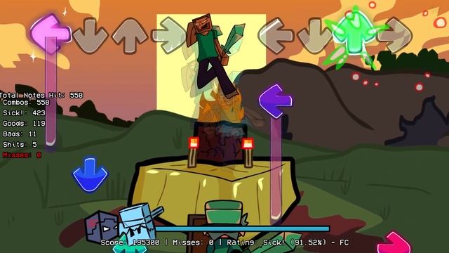 Friday Night Funkin' VS Herobrine Reborn FULL WEEK (FNF Mod/Hard) (Minecraft/Creepypasta) смотреть онлайн