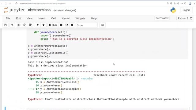 Abstract Class in Python смотреть онлайн