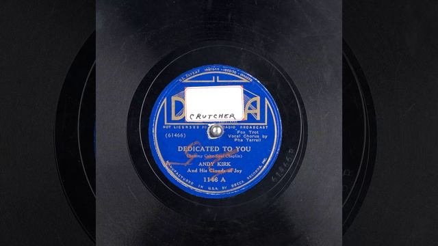 Andy Kirk - 1936 - Dedicated To You(92)