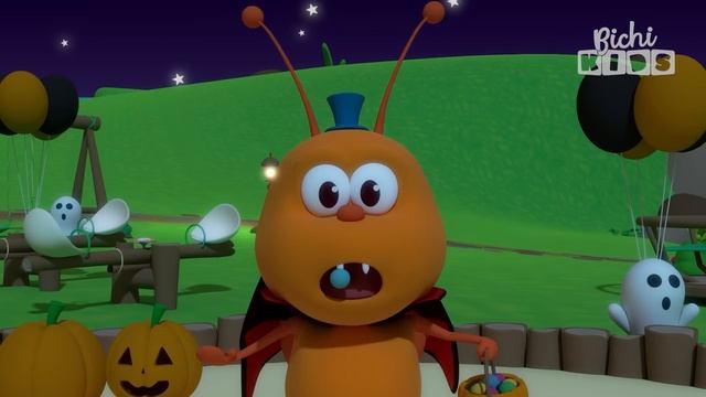 Насекомые на Хэллоуине ?? | Любимые насекомые - Bichikids