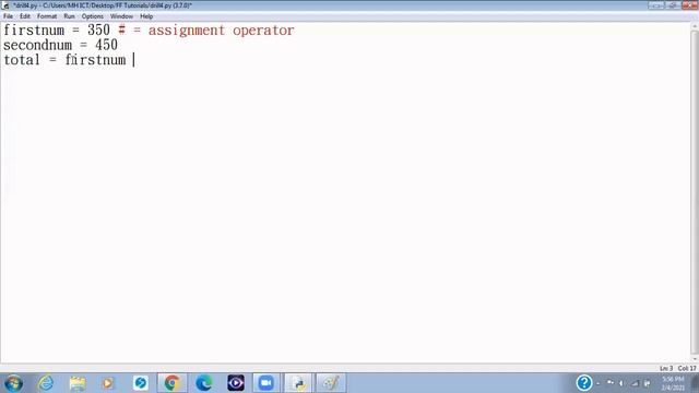 Python Tutorial - Using Variables to Solve Mathematical Problems in Python (Video 4 in series) смотреть онлайн