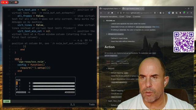 Editando colores en Neovim смотреть онлайн