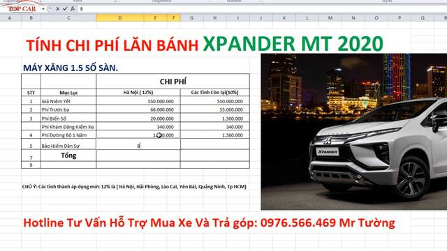Mitsubishi Xpander 2020 MT, Tính Chi Phí Lăn Bánh | Topcarvn смотреть онлайн
