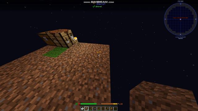 Выживаю на одном блоке в Minecraft! #1 смотреть онлайн