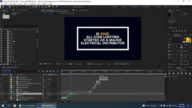 Duplicate Independent Compositions After Effects | Easy Method for Multiple Compositions Copies смотреть онлайн