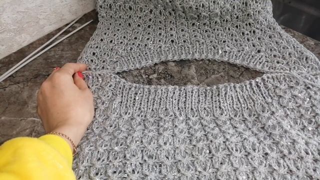 #простой свитер спицами #пряжа Gazzal  #свитер для начинающих #Как связать свитер оверсайз