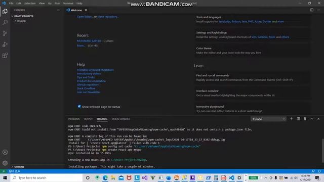 ERR! code ENOLOCAL npm ERR! Could not install from error | Solved | Fixed смотреть онлайн