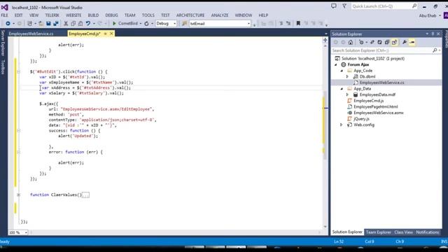 ASP Net Application Using Ajax Part 7 - Edit and Delete record смотреть онлайн