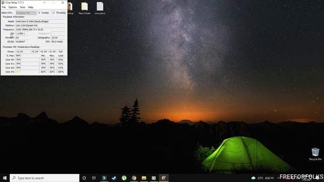 Free CPU Temperature Monitoring Program | Core Temp Information смотреть онлайн