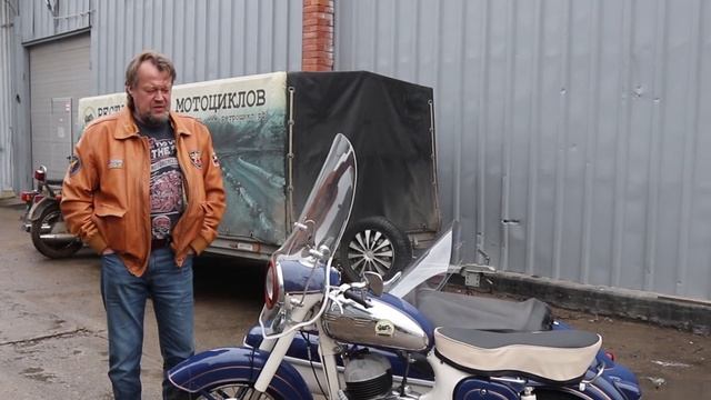 Мотоцикл Ява 350 мод. 354 от мотоателье Ретроцикл. смотреть онлайн