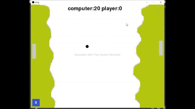 I made a pong game with python pygame (Visualization) смотреть онлайн