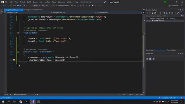 Unity C# : Character Controller - part1 : Basic Move. смотреть онлайн