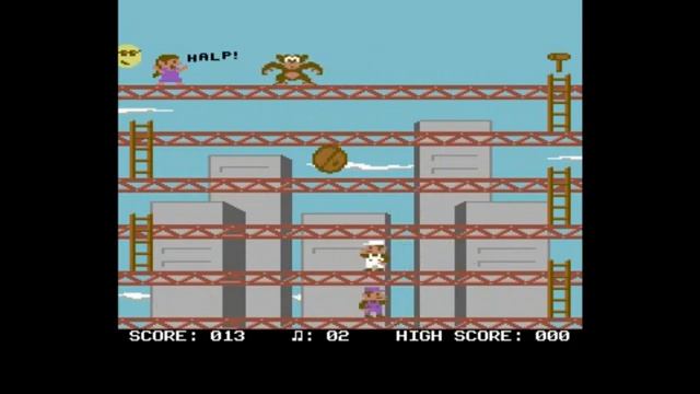 Commodore 64 -=Bonkey Kong=- super version смотреть онлайн