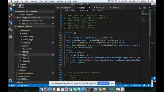React Hooks useState() tutorial смотреть онлайн