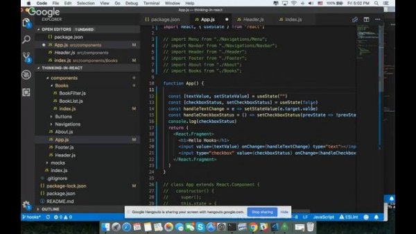 React Hooks useState() tutorial