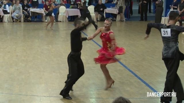 Тюньков Александр - Игошина Полина, 1/2 Samba смотреть онлайн