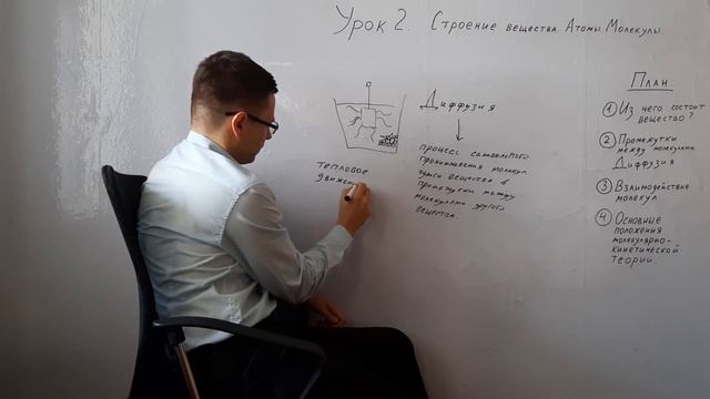 Урок 2. Строение вещества. Молекулы. Атомы. Основные положения МКТ. (Физика. 7 класс)