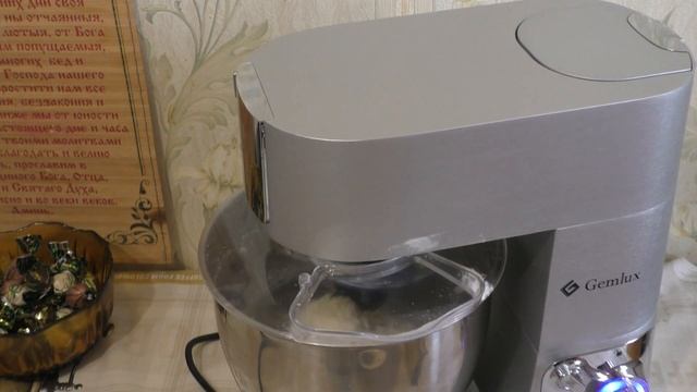 Тестирование планетарного миксера Gemlux GL-SM612 (тесто) смотреть онлайн