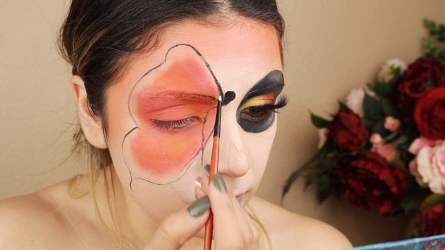 Día de los Muertos Monarch Butterfly Skull Halloween Makeup Look смотреть онлайн