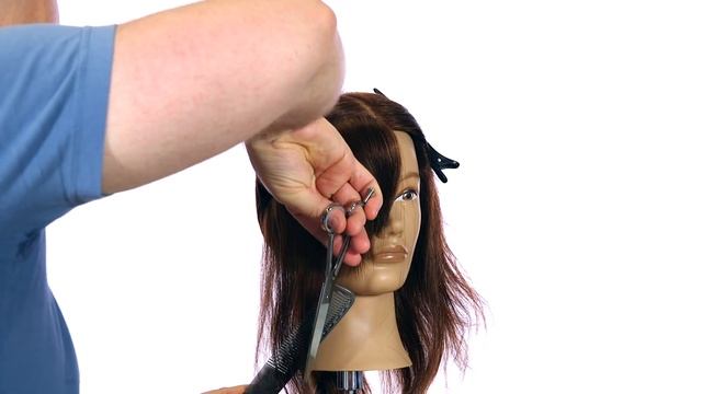 Feathered Layers Haircut Tutorial - How to Cut Feathered Bangs & Face Frame - TheSalonGuy смотреть онлайн