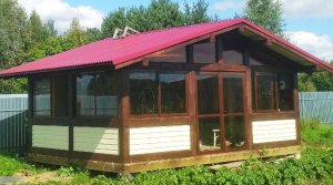 Закрытая беседка  6Х4 в стиле Шале.mp4