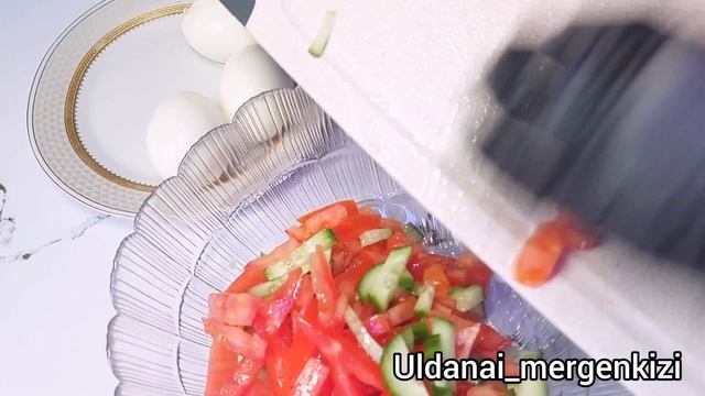 Очень вкусный салат на каждый день.Салат за 10 минут. смотреть онлайн