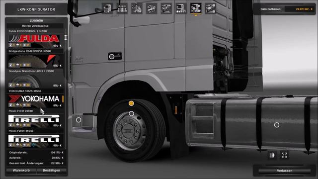 [ETS2 V1.23] Real Mega Tire Mod *all Brands*