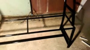 Скамейка из профтрубы своими руками