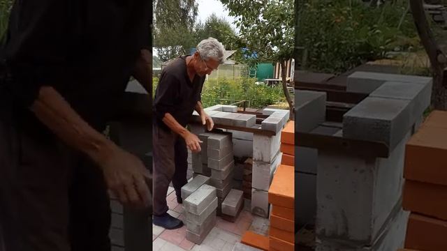 Печь- барбекю делаем сами.Меняем мангал на барбекю.Какой прекрасный день,какой прекрасный пень. смотреть онлайн