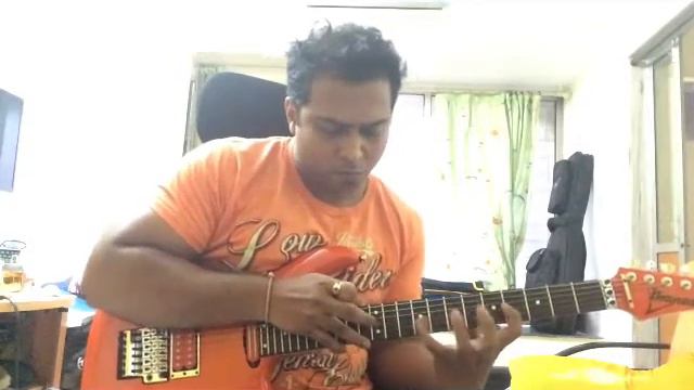 Practicing on Ibanez Joe Satriani signature Guitar смотреть онлайн