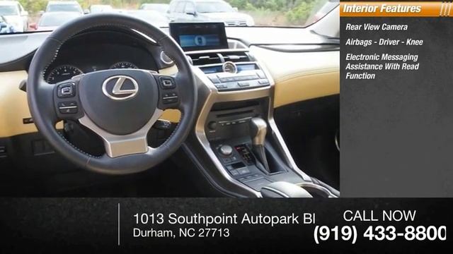 2016 Lexus NX 200t For Sale In Durham NC