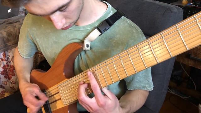Drop E Djent/Modern Metal Guitar on 8 String (First 8 String Song) смотреть онлайн