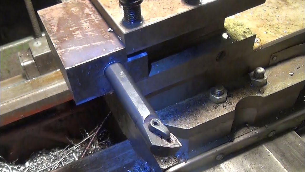 приспособление для расточного резца - токарные работы смотреть онлайн