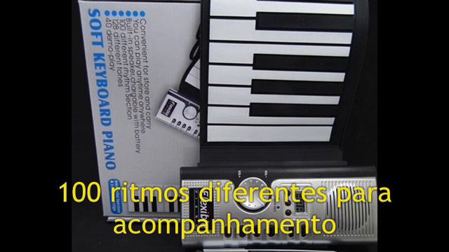 TECLADO / PIANO MUSICAL FLEXIVEL смотреть онлайн