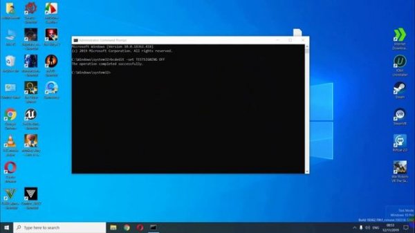 How To Fix Error (16, 2184, 112) in Gameloop Tencent Buddy PC Windows Test Mode Disable