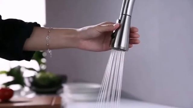 Смесители для кухни KITCHEN TSS 519 с вытяжной лейкой, сенсорный ESCO смотреть онлайн