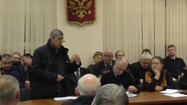 Встреча жителей с главой управы и начальником ОВД района Останкино 15.01.2014 - 1/2 смотреть онлайн