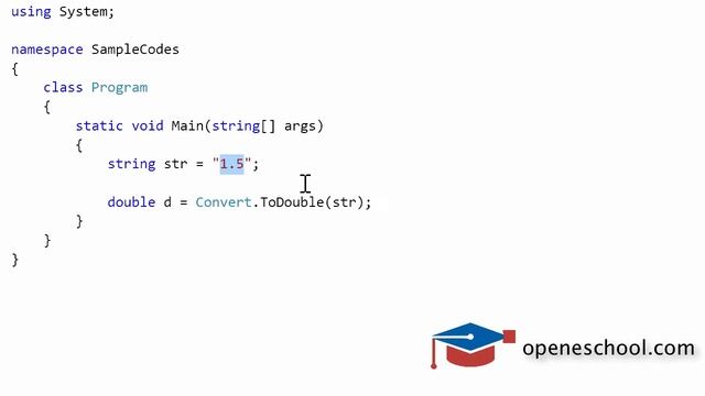 C# Tutorials For Beginners - 13. Convert String To Double Using Convert.ToDouble смотреть онлайн