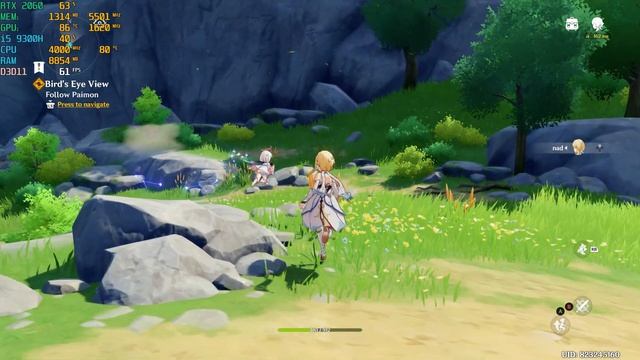 Genshin Impact on i5 9300H & RTX 2060 (MSI GF65 THIN) смотреть онлайн