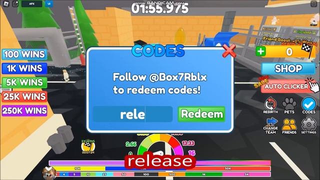 *NEW UPDATE CODES * Prison Race Clicker! ROBLOX | ALL CODES | 2 MAY 2023 смотреть онлайн