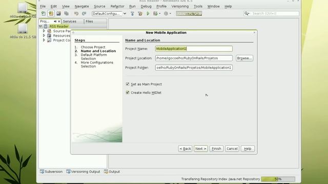 RSS Reader com Java ME смотреть онлайн