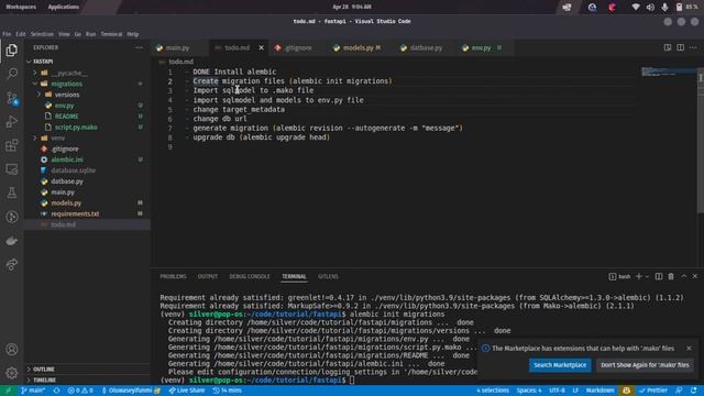 #3 Migration with alembic - FastAPI and SQLModel tutorial смотреть онлайн