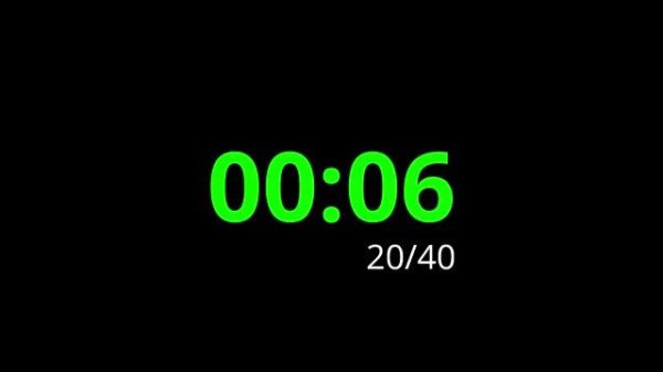 45 Second Interval Timer with 10 Seconds Rest